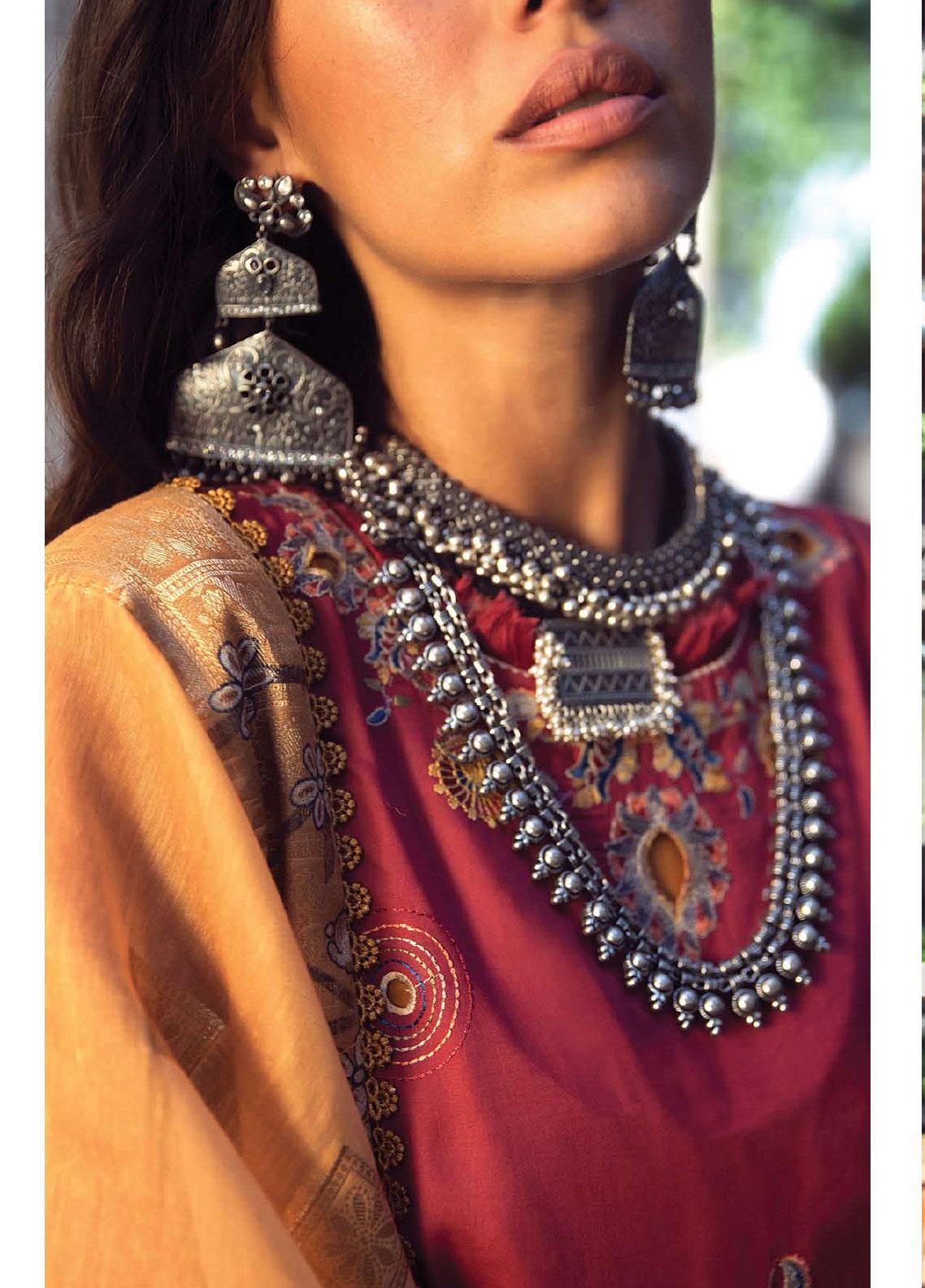 Qalamkar Luxury Lawn 100% Original