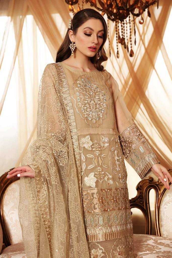 Charizma Chimmer Festive Chiffon Collection 2021-100% Original Guaranteed