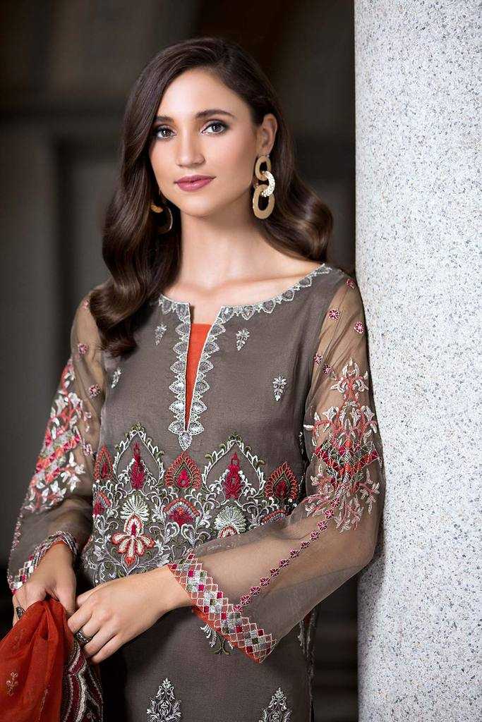 Charizma Chimmer Festive Chiffon Collection 2021-100% Original Guaranteed