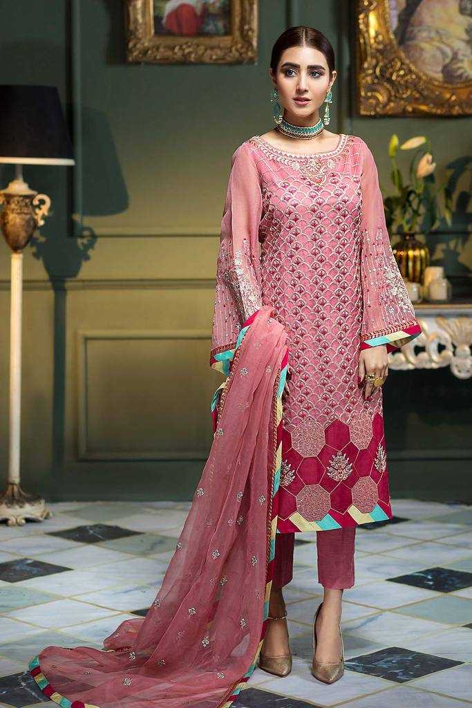 Charizma Chimmer Festive Chiffon Collection 2021-100% Original Guaranteed