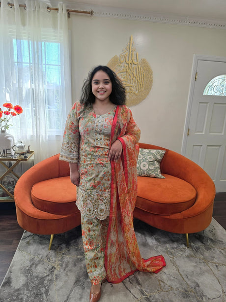 Luxury lawn Suit