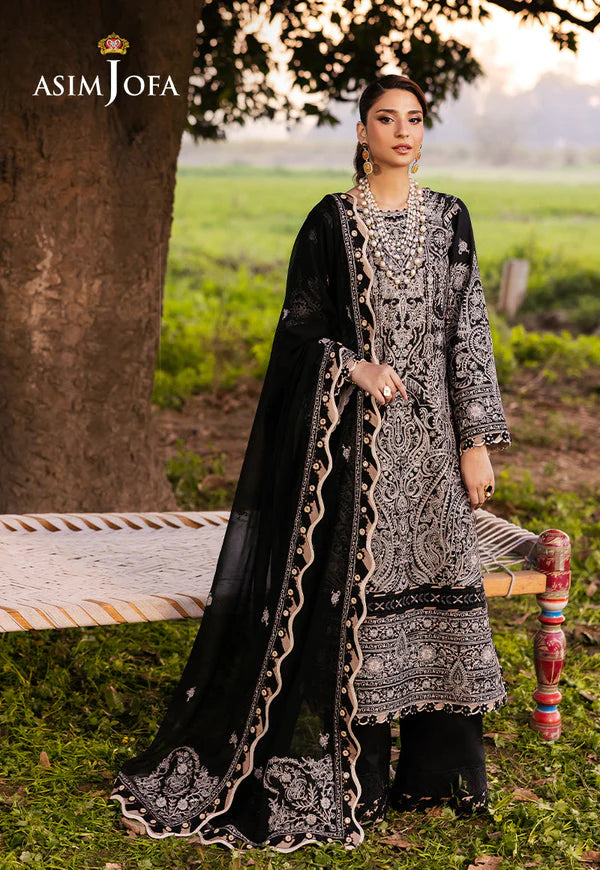Asim Jofa Embroidered Lawn Suit