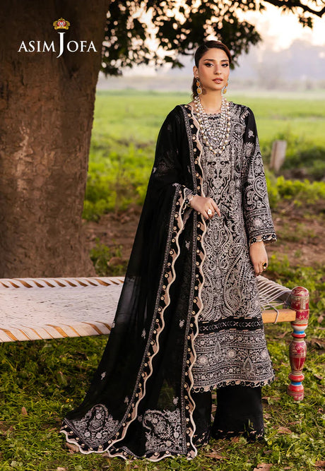 Asim Jofa Embroidered Lawn Suit