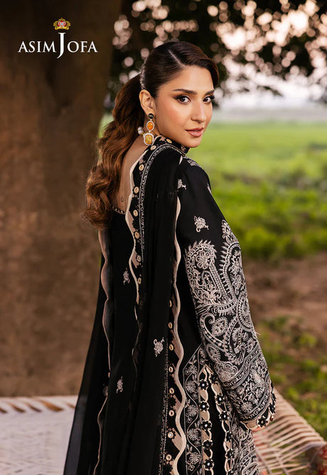 Asim Jofa Embroidered Lawn Suit