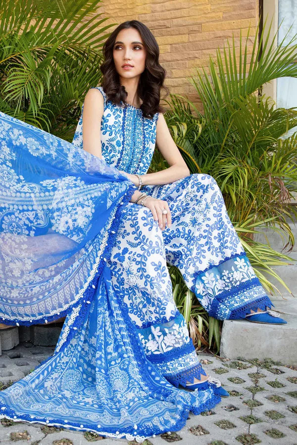 Maria B Mprints Embroidered Lawn