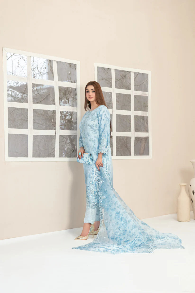 Jahira Stitched Organza Collection BY Tawakkal