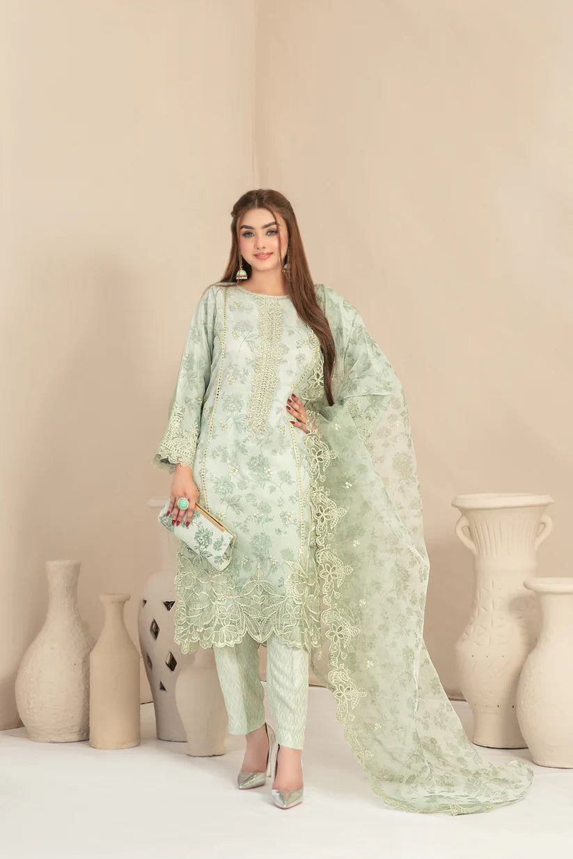 Jahira Stitched Organza Collection BY Tawakkal