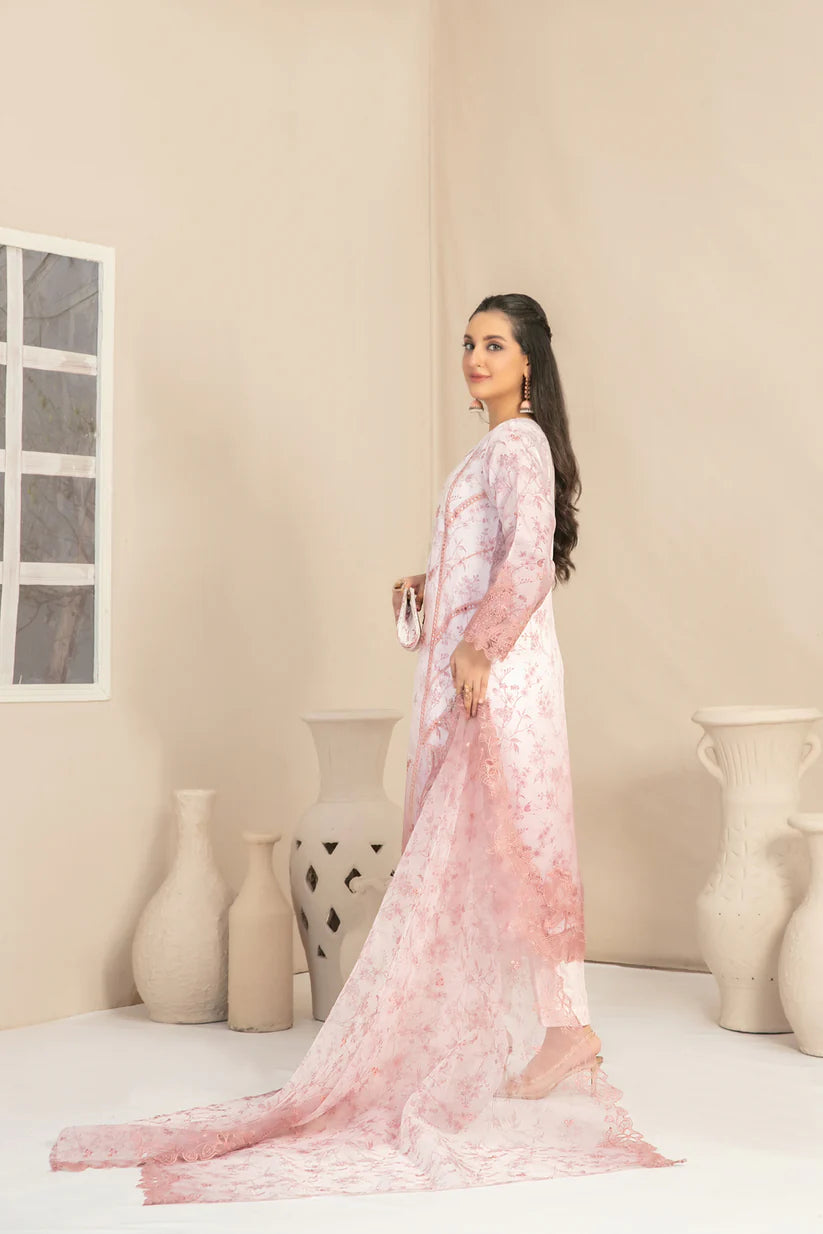 Jahira Stitched Organza Collection BY Tawakkal