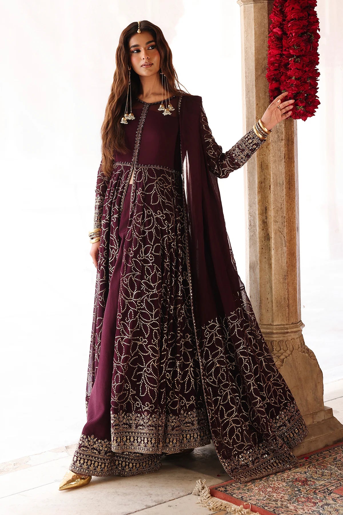 3-PC Embroidered Chiffon by Charizma