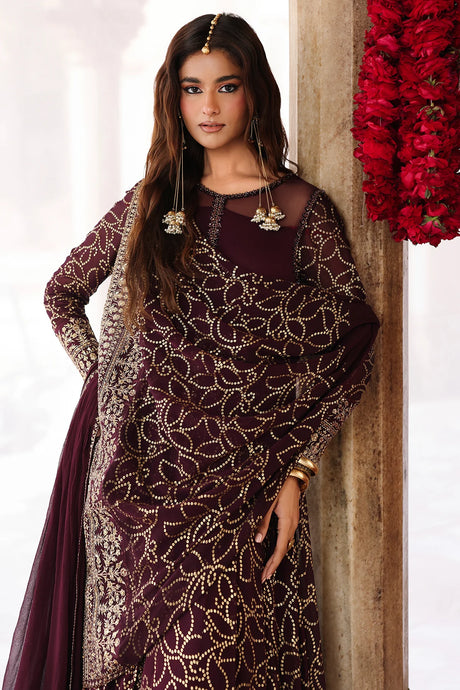 3-PC Embroidered Chiffon by Charizma