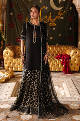 3-PC Embroidered Raw-Silk Suit by Charizma