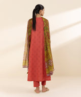 Sapphire Daily Red Embroidered Lawn Suit - Details