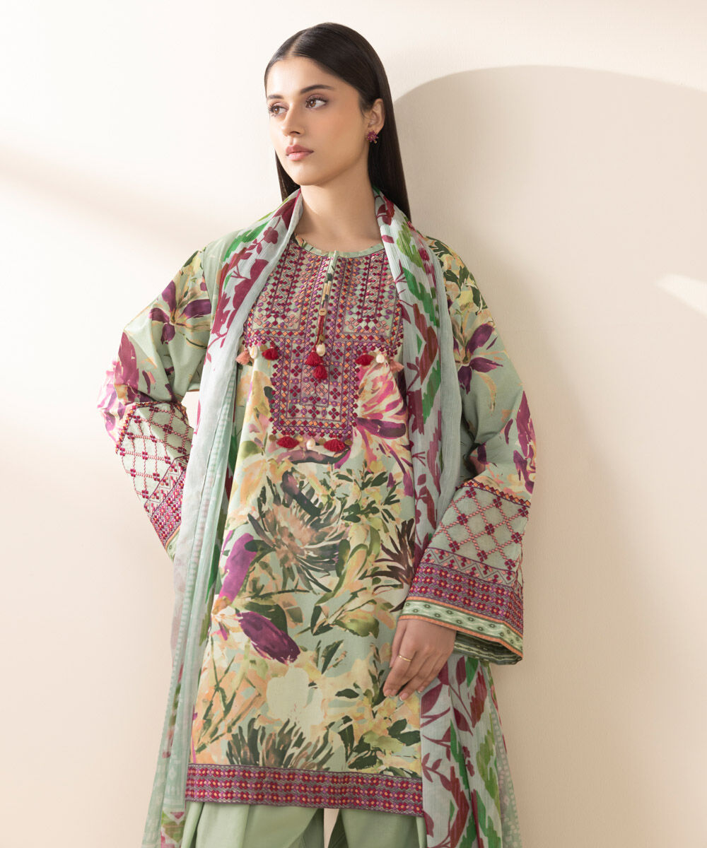 Sapphire Embroidered Lawn