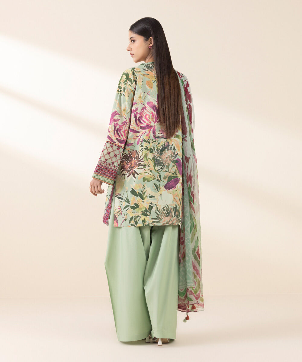 Sapphire Embroidered Lawn