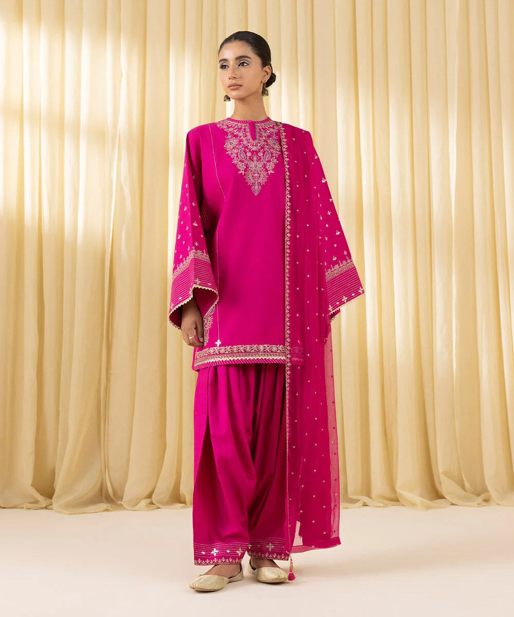 Sapphire Embroidered Lawn