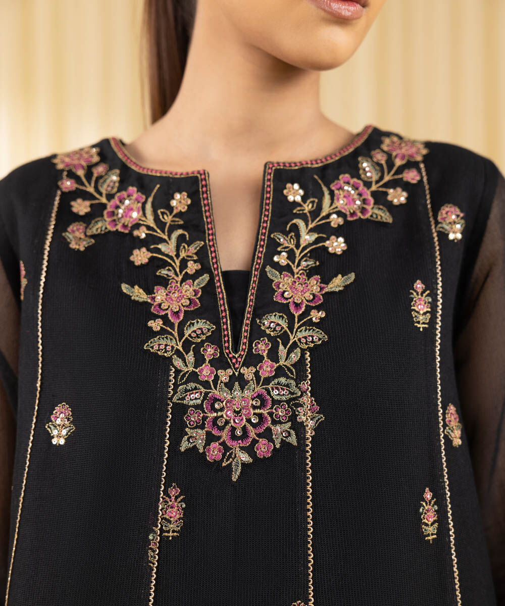 Sapphire Embroidered Khaddi Net Suit