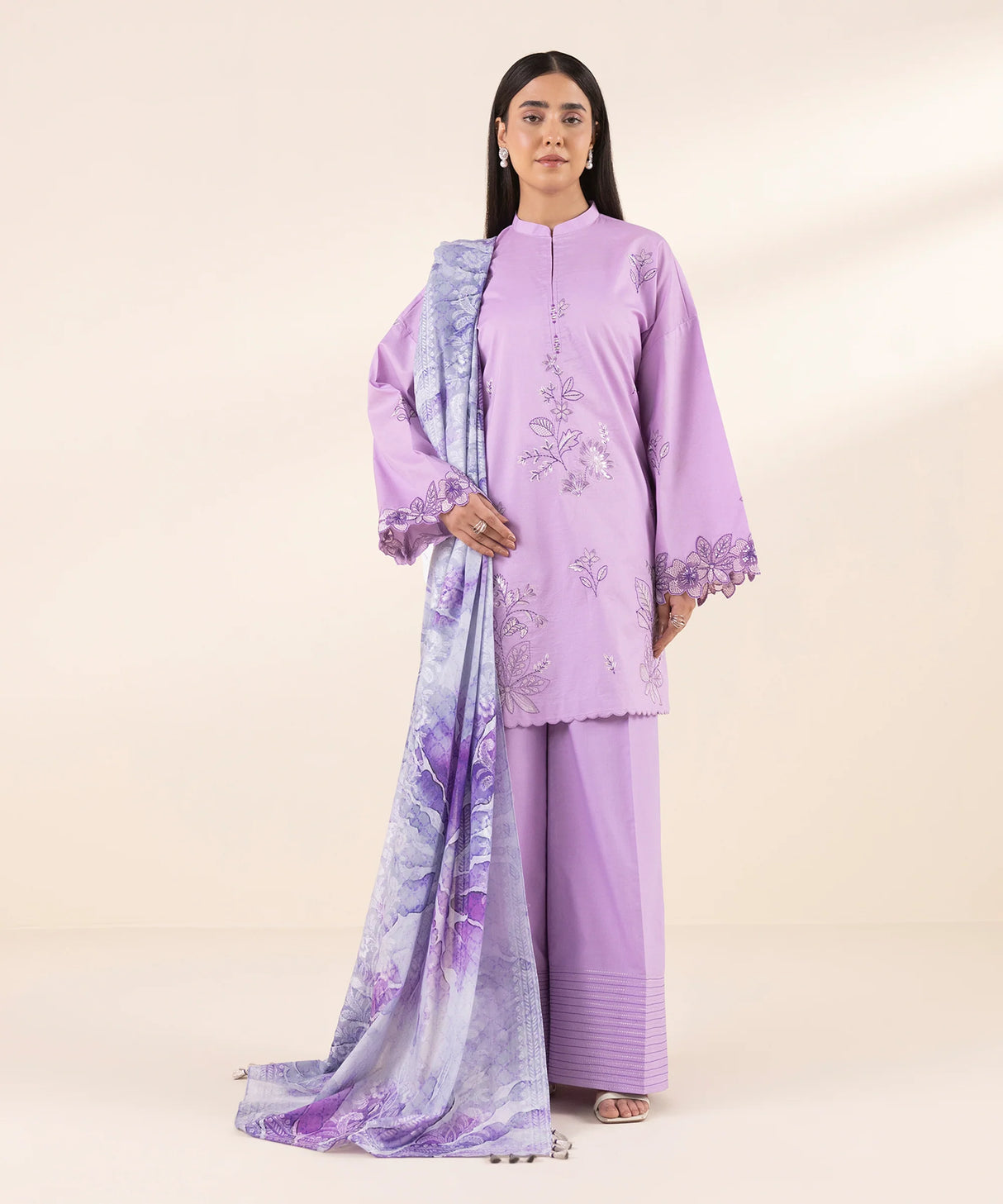 Sapphire Embroidered Lawn