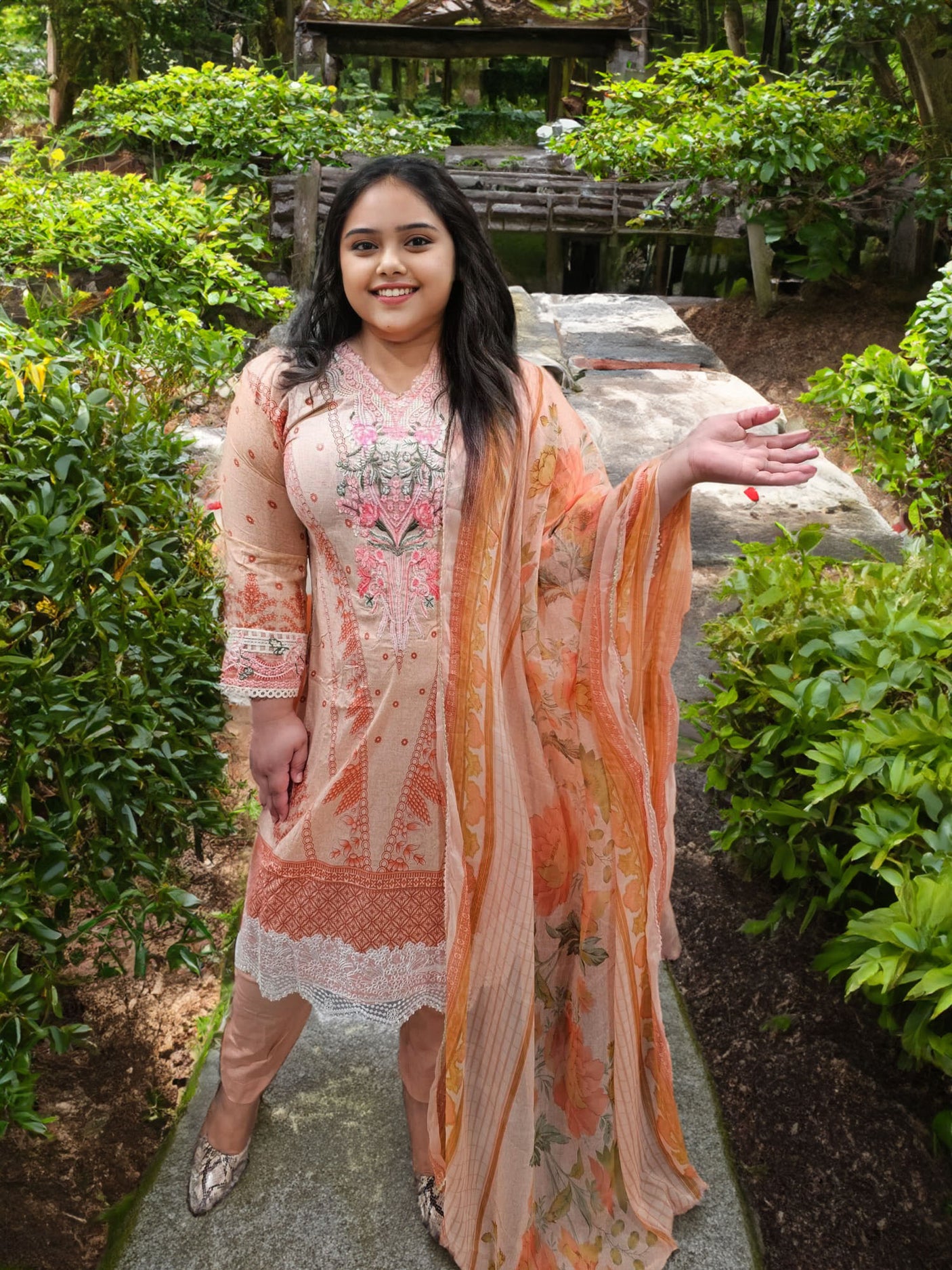 Pakistani Embroidered Lawn ready to ship