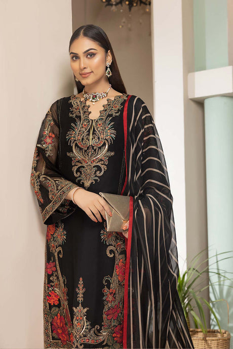 Charizma Stitched Embellished Chiffon Collection