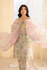 Iznik Embroidered Lawn 3 pc