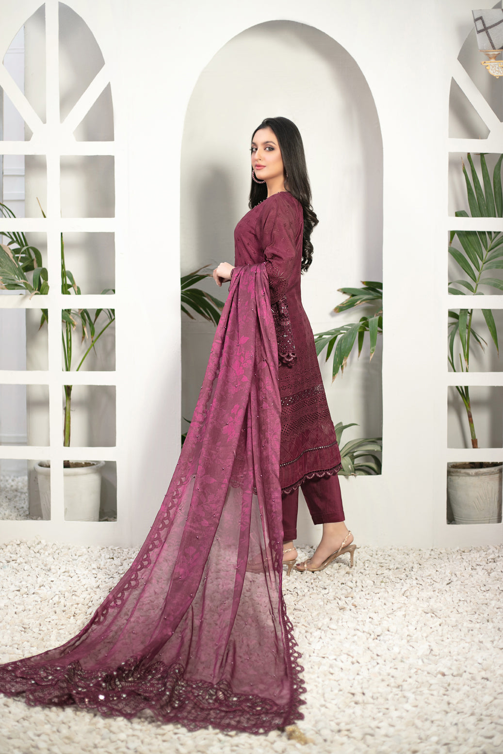 Gulmeena by Tawakkal Luxury Embroidered Collection - 100% Original