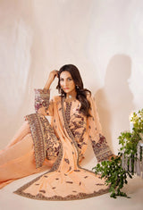 Lueur By Adans Libas Luxury Chiffon Embroidered Collection