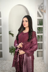 Gulmeena by Tawakkal Luxury Embroidered Collection - 100% Original