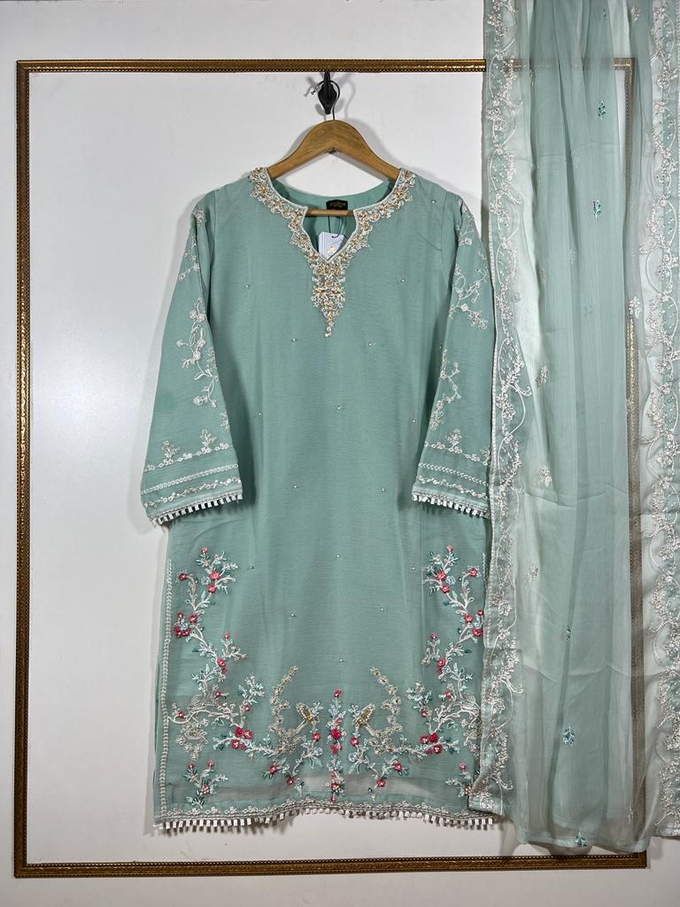 Chiffon 2 Piece Kurti Ready To Ship