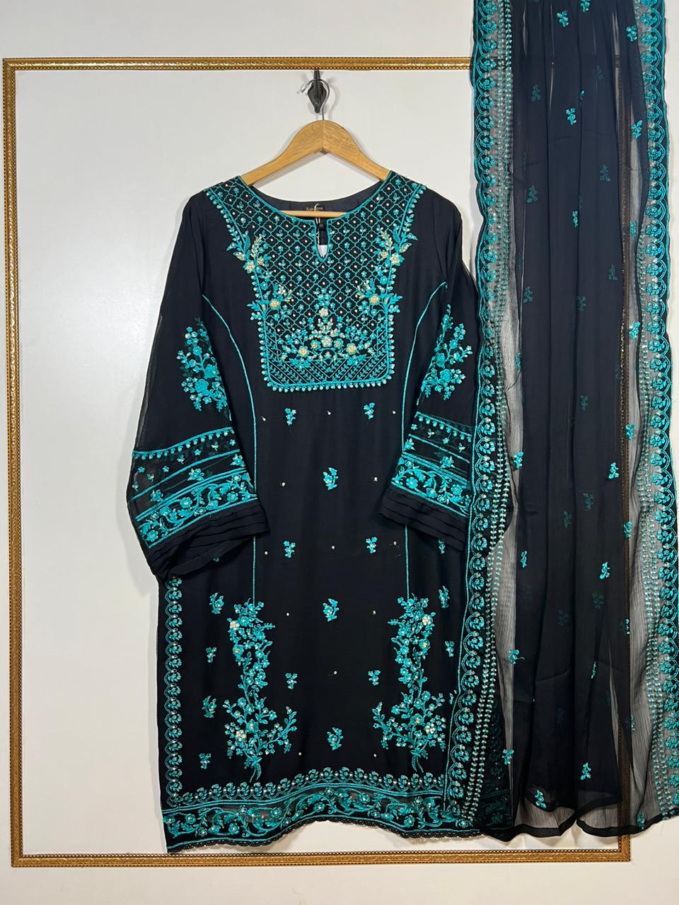 Chiffon 2 Piece Kurti Ready To Ship