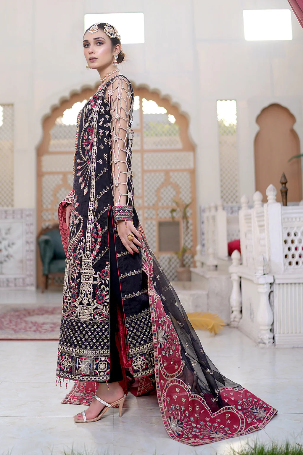 Lemilsa By Maryam's Chiffon Embroidered Collection