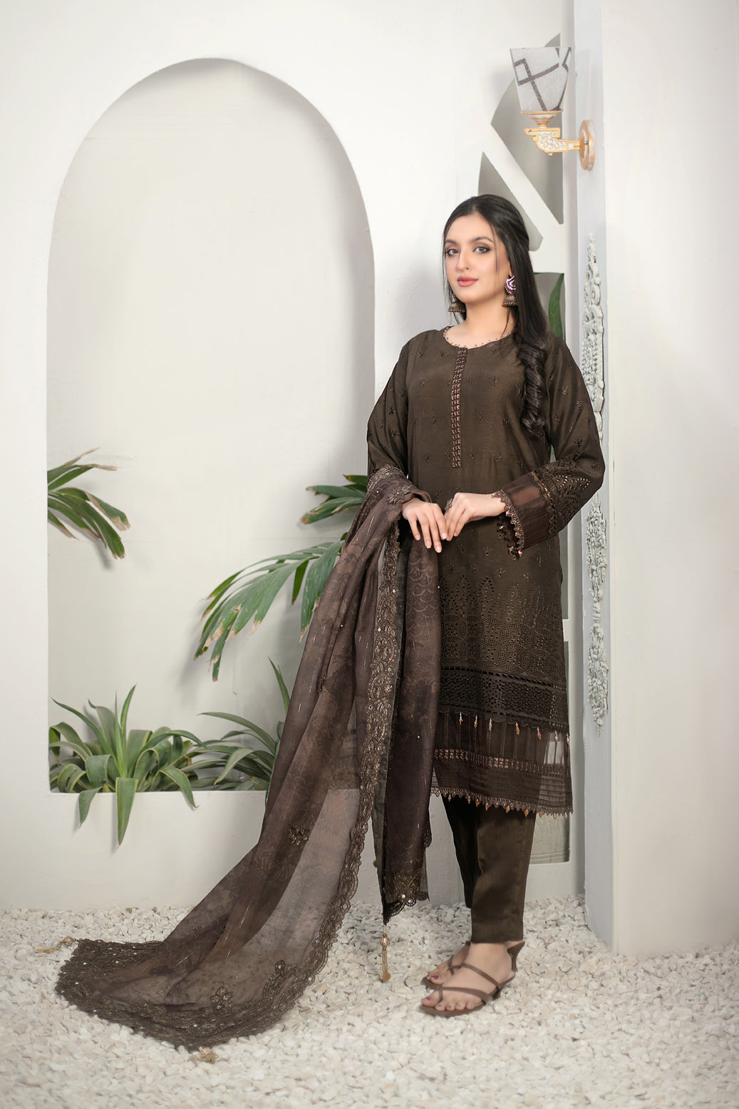 Gulmeena by Tawakkal Luxury Embroidered Collection - 100% Original