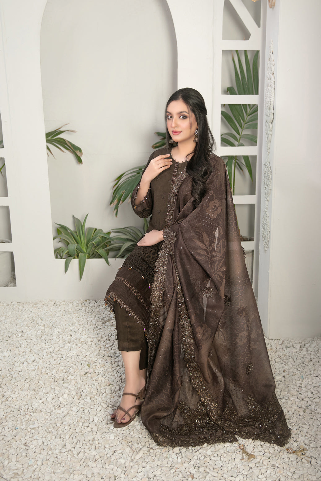 Gulmeena by Tawakkal Luxury Embroidered Collection - 100% Original