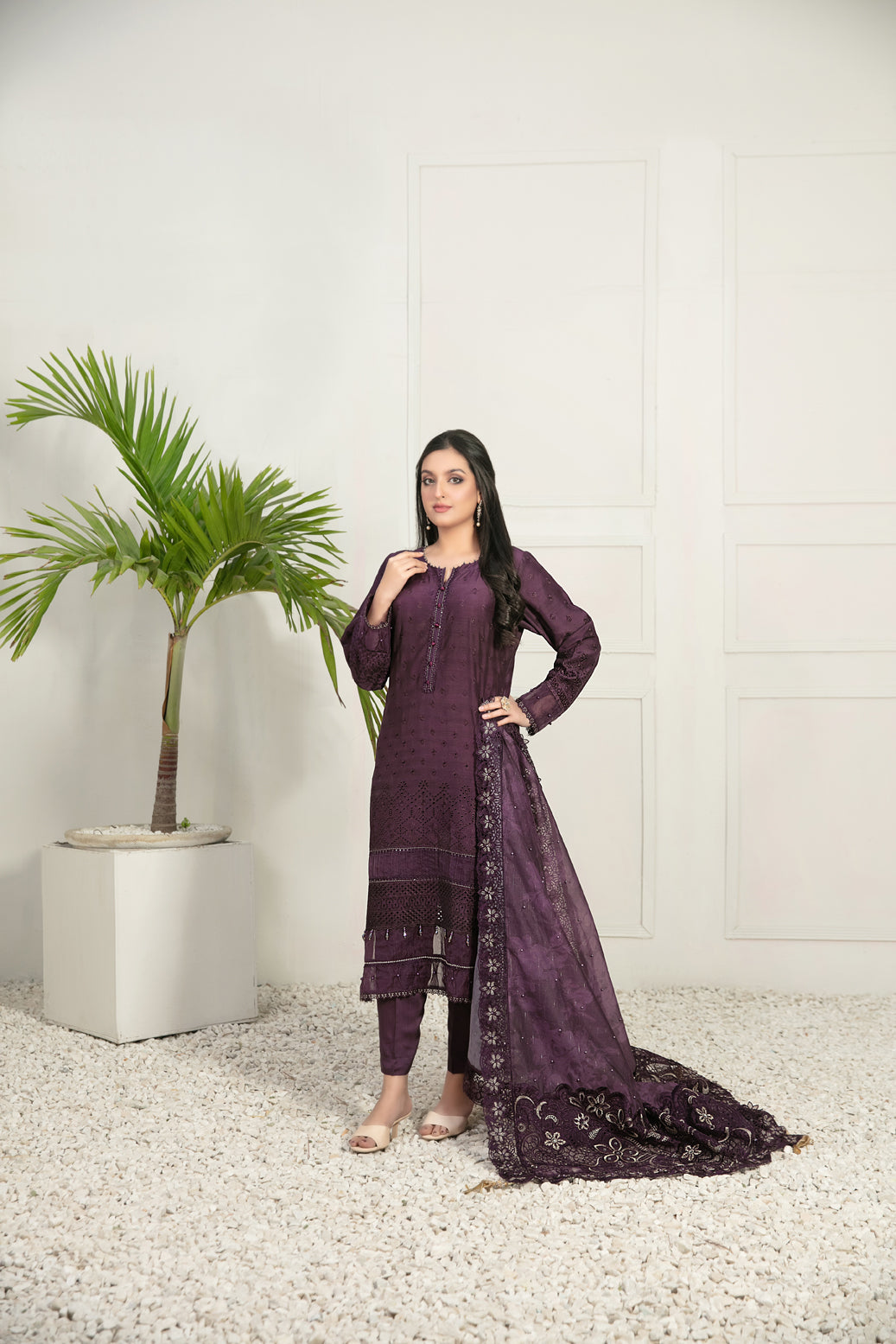 Gulmeena by Tawakkal Luxury Embroidered Collection - 100% Original