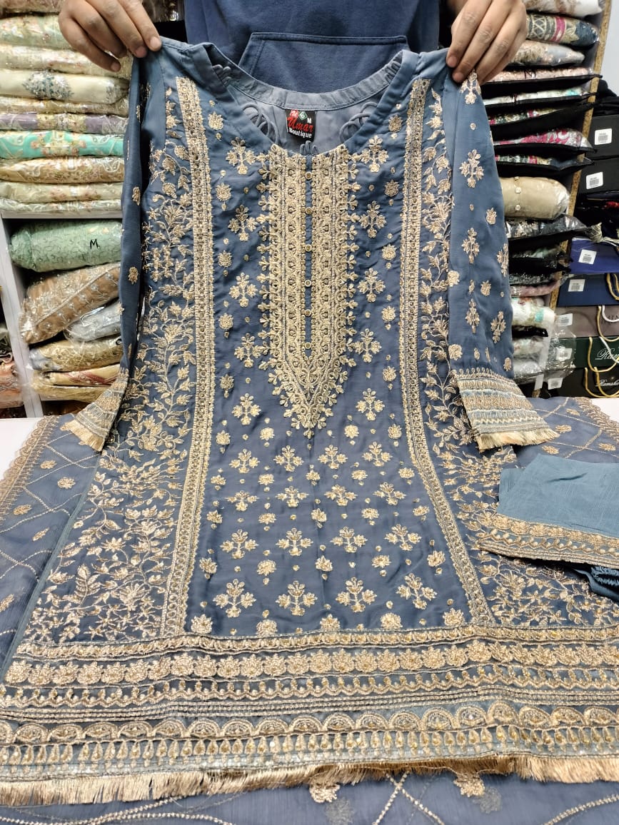 Pakistani Embroidered Party wear Ready To Ship
