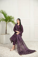 Gulmeena by Tawakkal Luxury Embroidered Collection - 100% Original