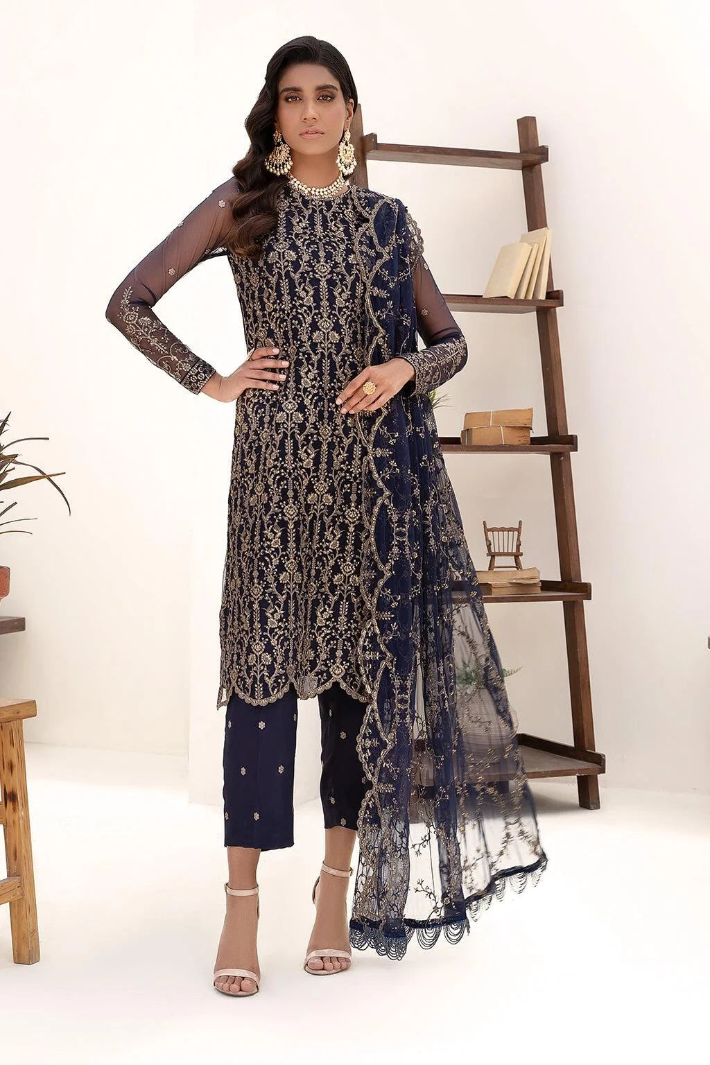 Nazneen by Zarif Original Party Wear Ready to Ship