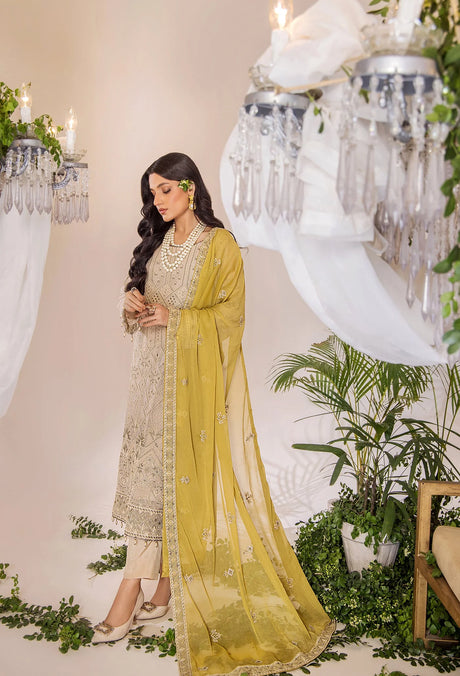 Lueur By Adans Libas Luxury Chiffon Embroidered Collection