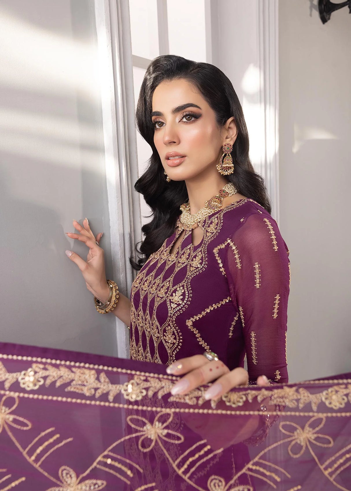 Merakish By Shahzeb Textile Luxury Embroidered Collection