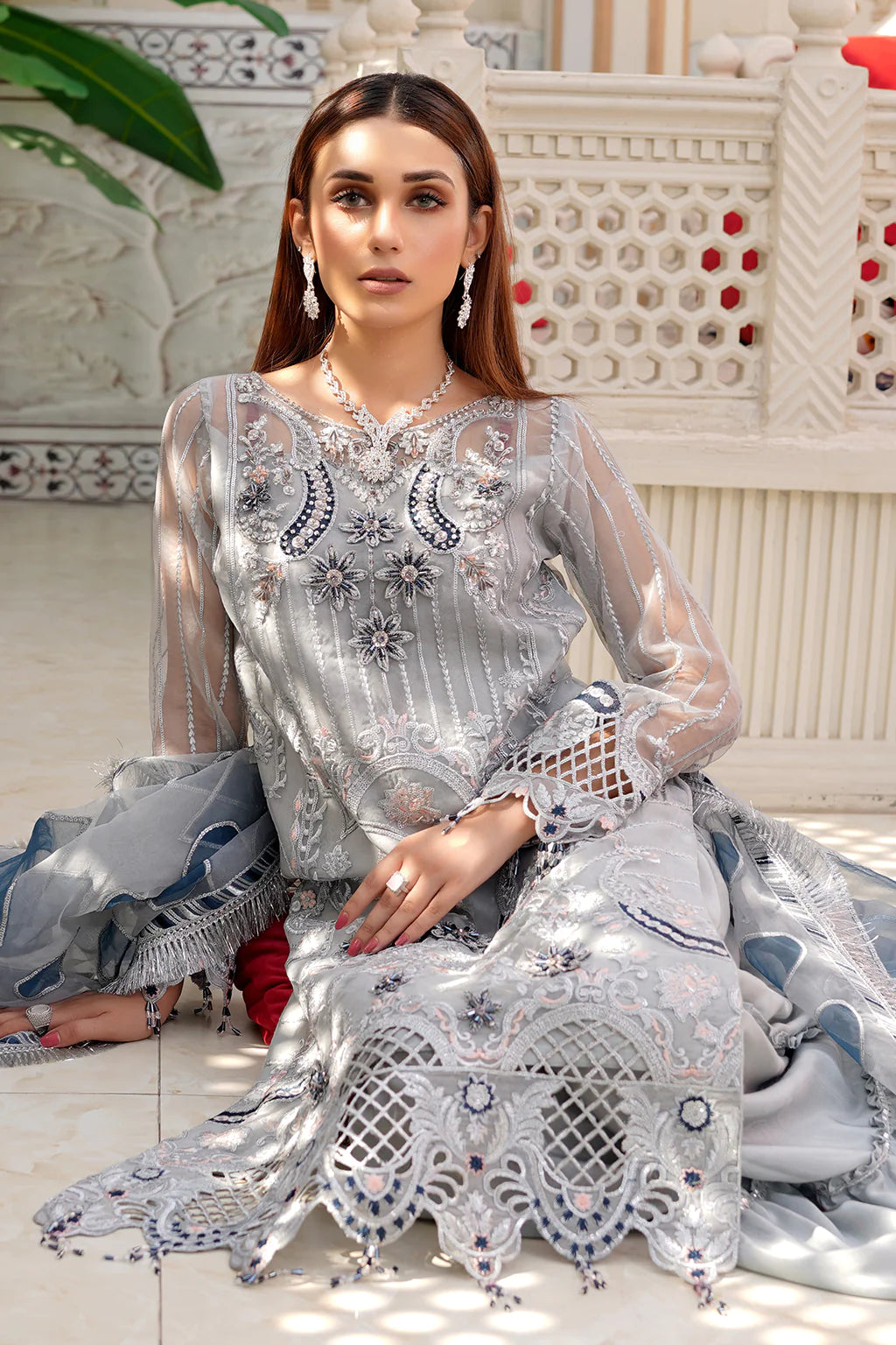 Lemilsa By Maryam's Chiffon Embroidered Collection