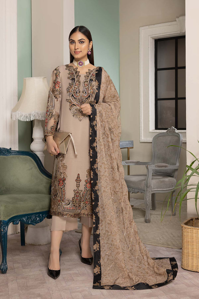 Charizma Stitched Embellished Chiffon Collection