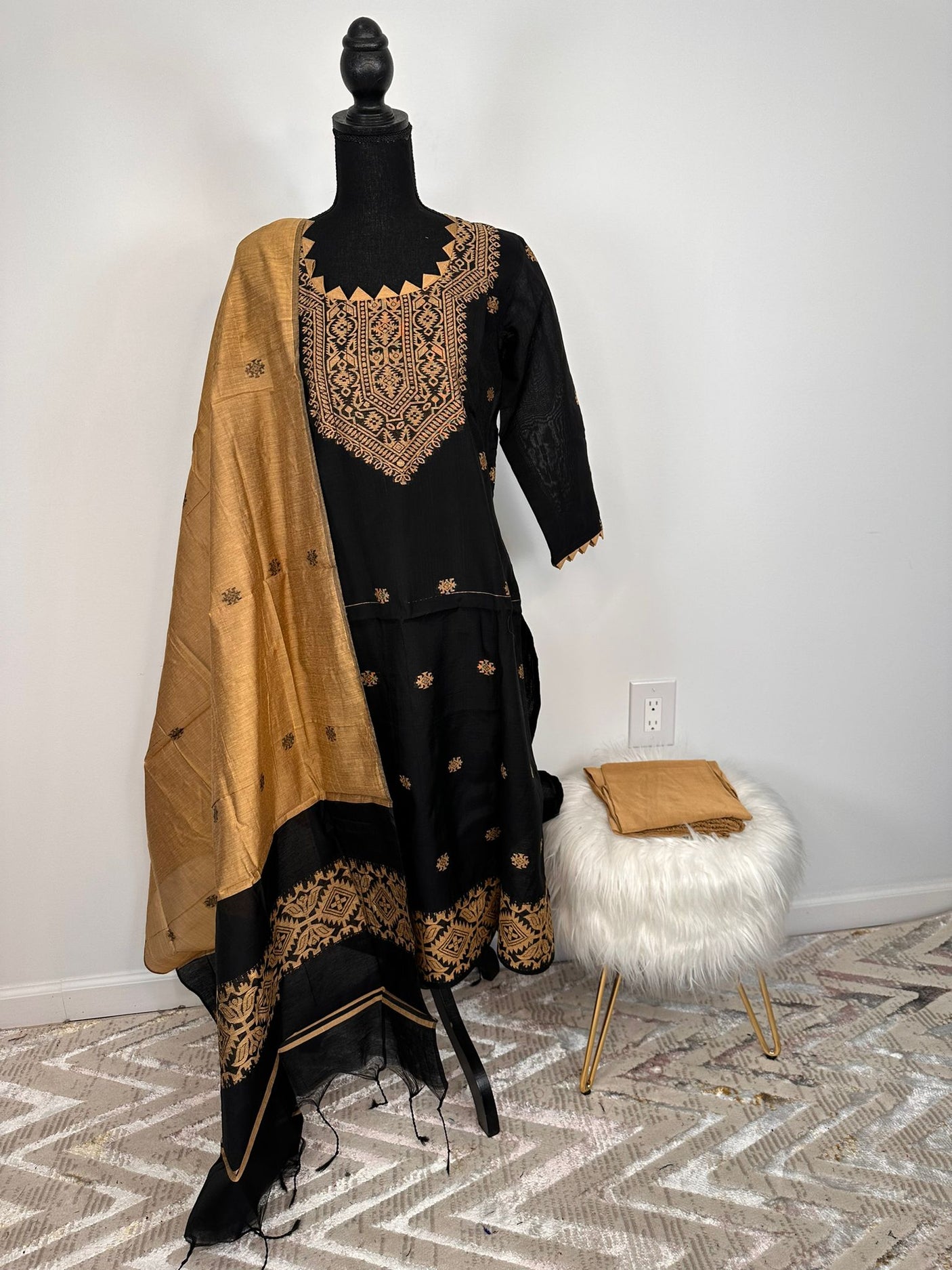 Pure Handloom Taath Jamdani