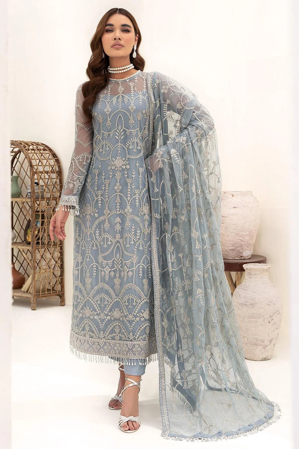 Nazneen by Zarif Original Party Wear Ready to Ship