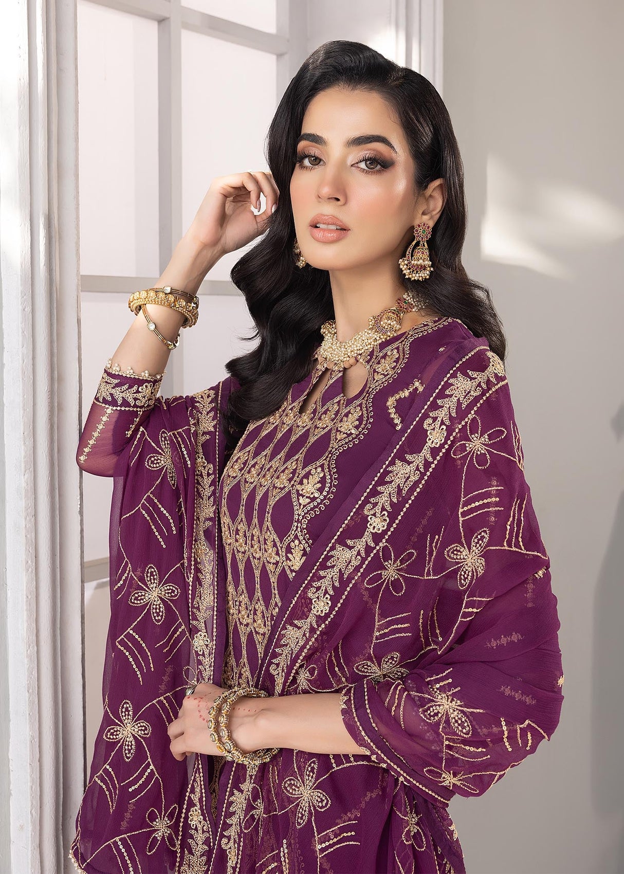 Merakish By Shahzeb Textile Luxury Embroidered Collection