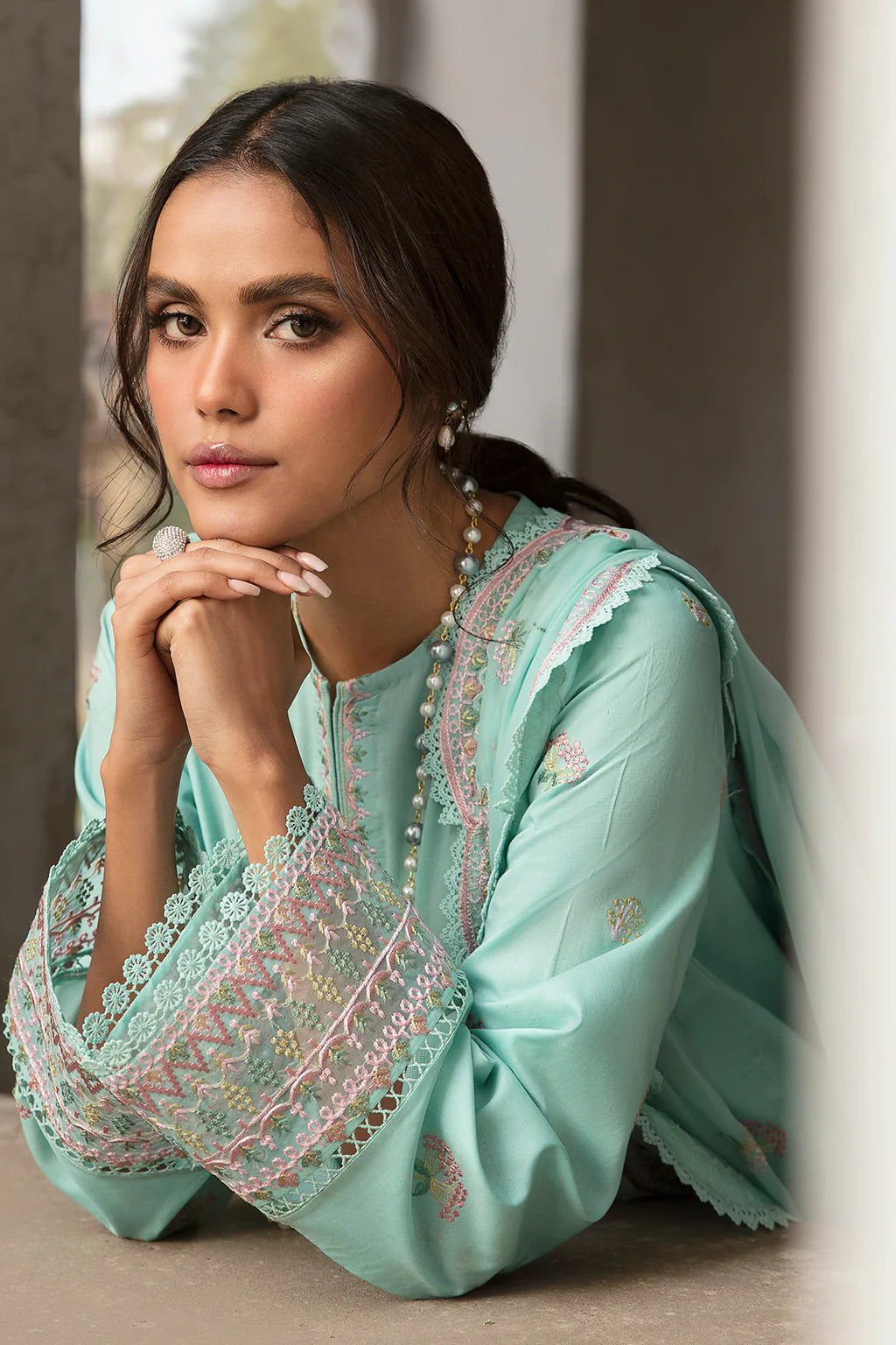 Lamhay By Afrozeh Embroidered Luxury Lawn Collection