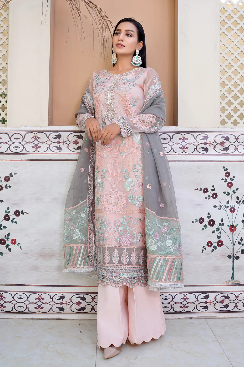 Lemilsa By Maryam's Chiffon Embroidered Collection