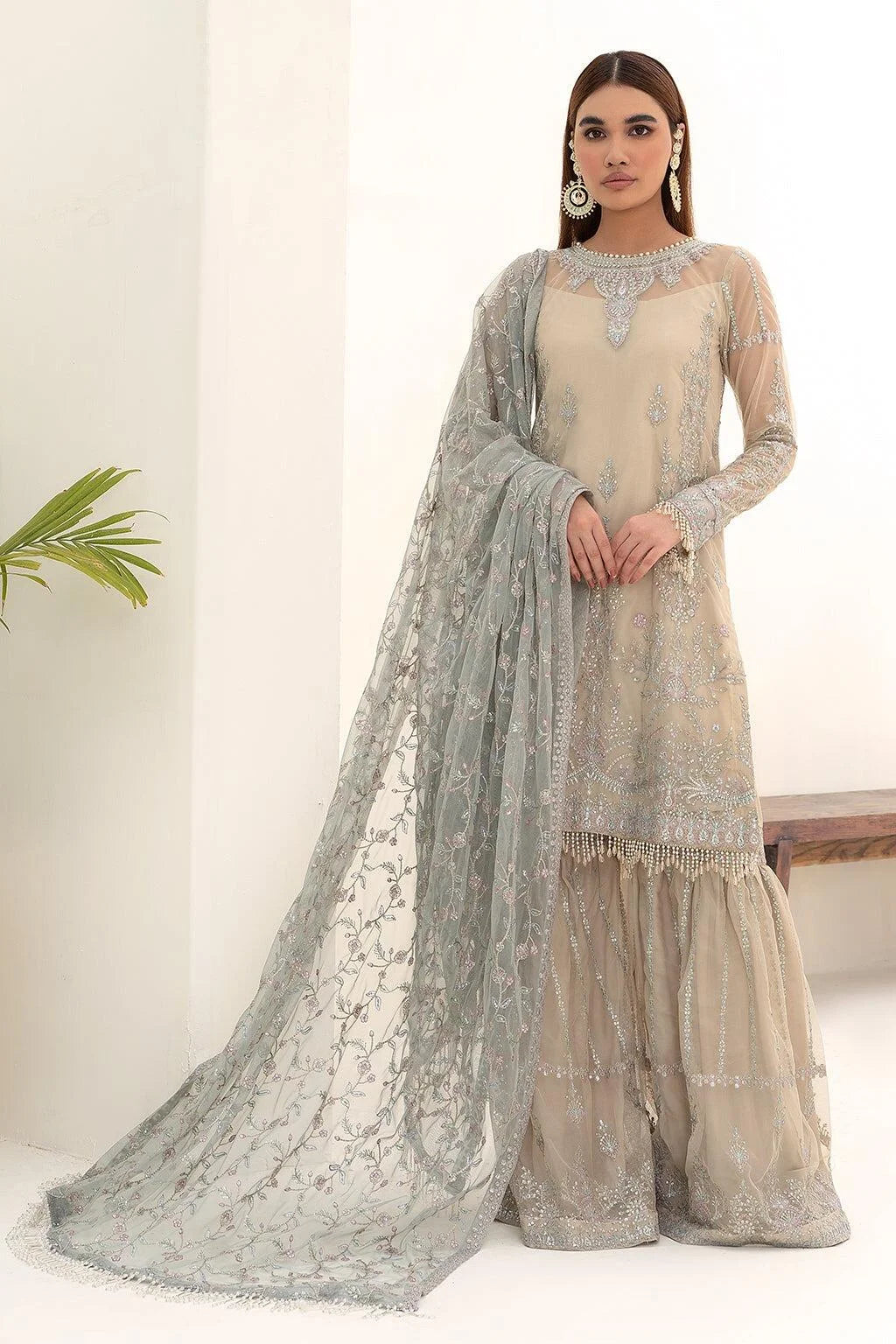 Nazneen by Zarif Original Party Wear Ready to Ship