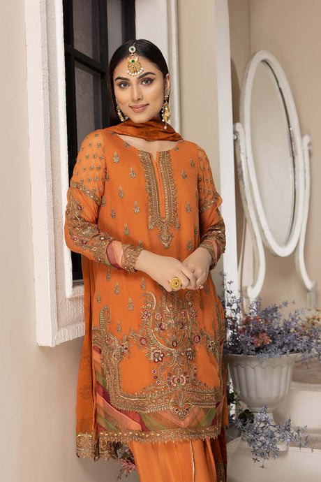 Charizma Stitched Embellished Chiffon Collection