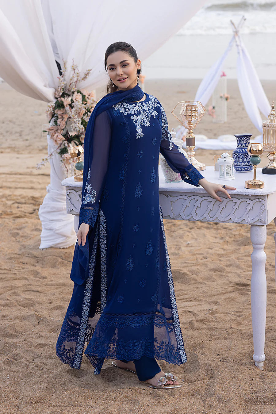 Azure Luxury Embroidered Collection