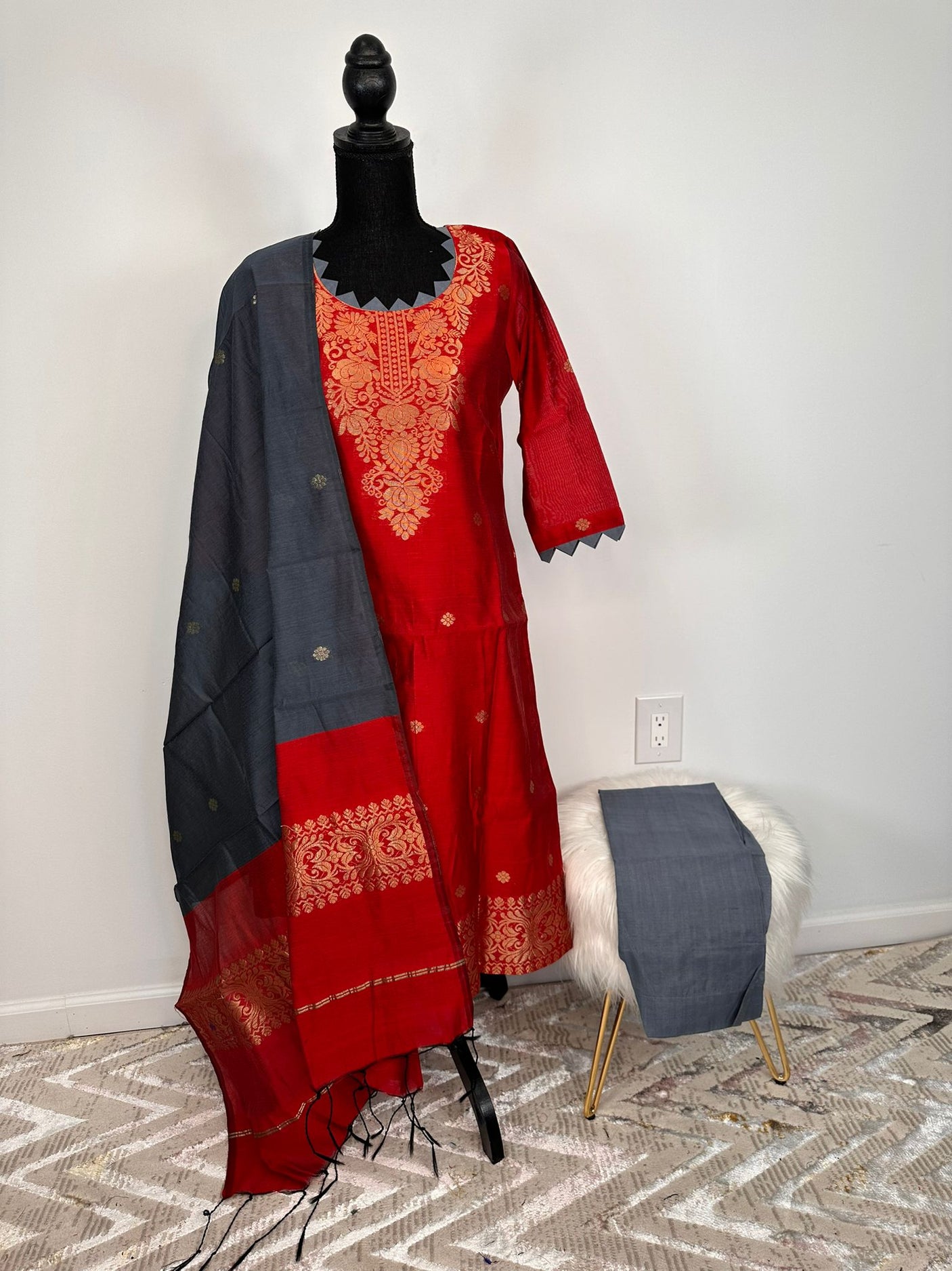 Pure Handloom Taath Jamdani