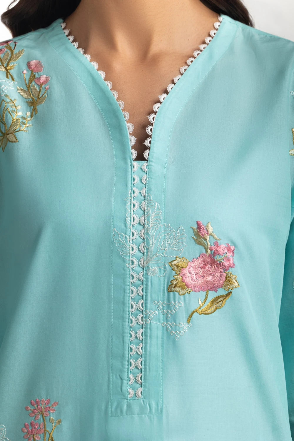 Gul Ahmed Luxury Embroidered Suit